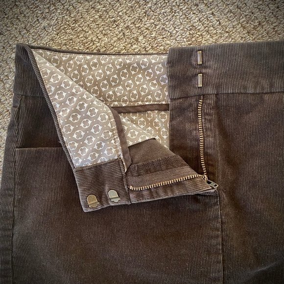 J. Crew Brown Corduroy Stretch Mini Skirt - Picture 5 of 9